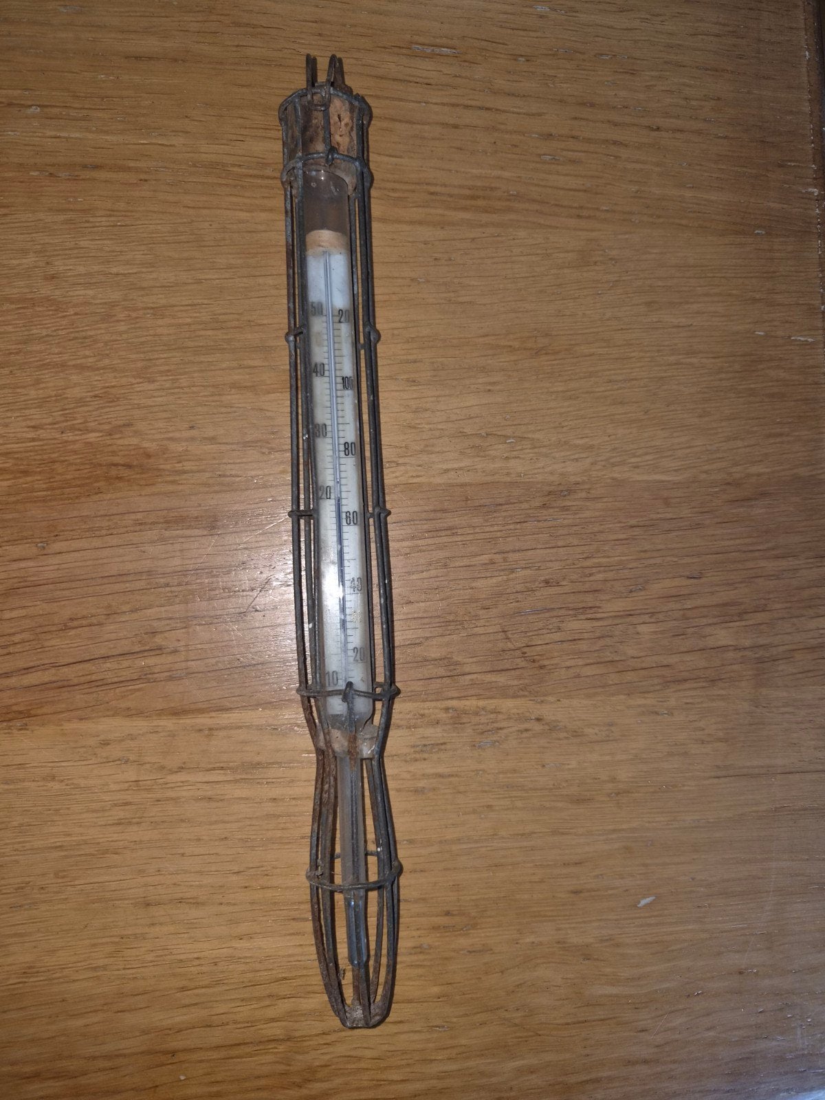Oude Thermometer, Ophalen, Gebruikt, Glas