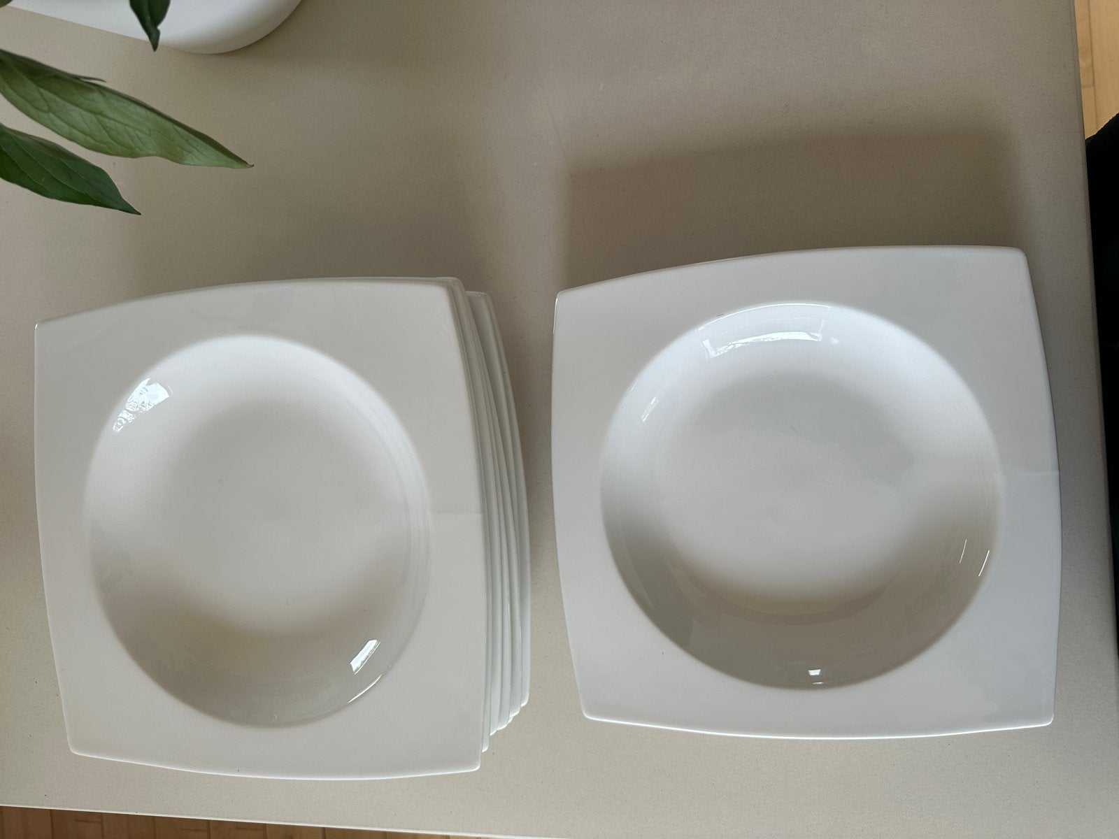 Borden servies porselein van Yong pasta salade, Ophalen, Zo goed als nieuw, Bord(en), Overige stijlen