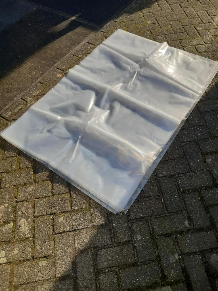 Nieuwe transparante zakken 100 x 150cm, Ophalen, Nieuw, Minder dan 5 m², Folie