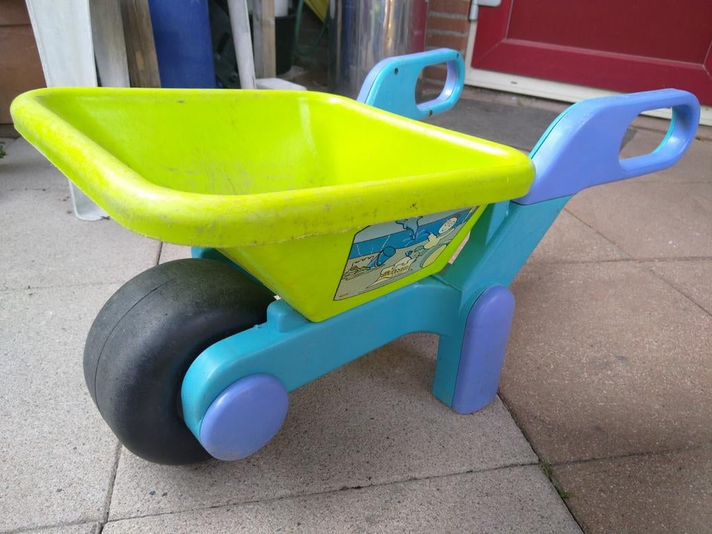 Kinder kruiwagen met kleine schade aan handvat, Ophalen