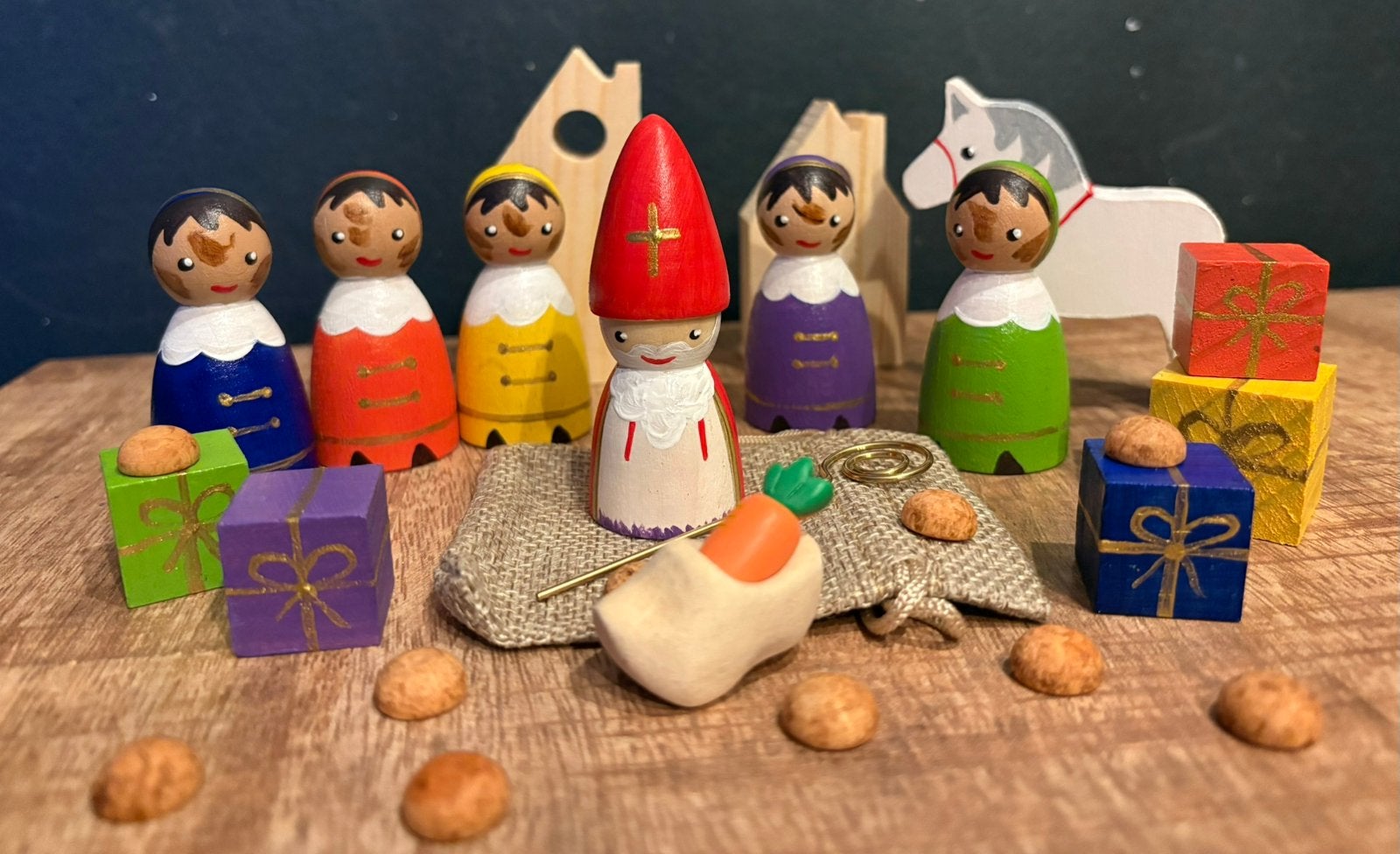 Sinterklaas peg dolls, Diversen, Ophalen of Verzenden, Nieuw