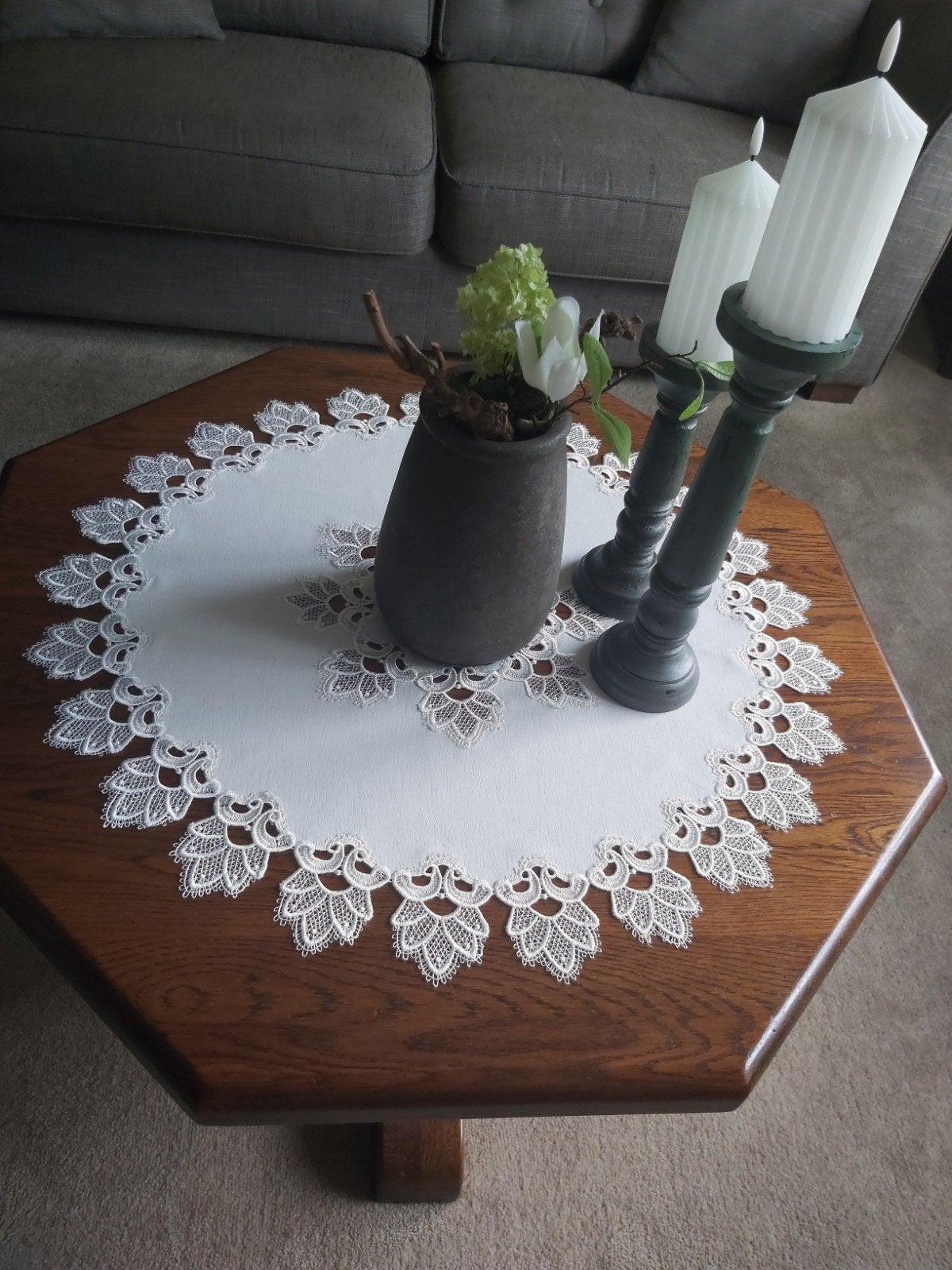 Prachtig massief eiken salontafel € 60, Huis en Inrichting, Ophalen, 50 tot 100 cm, Eikenhout, 50 tot 100 cm