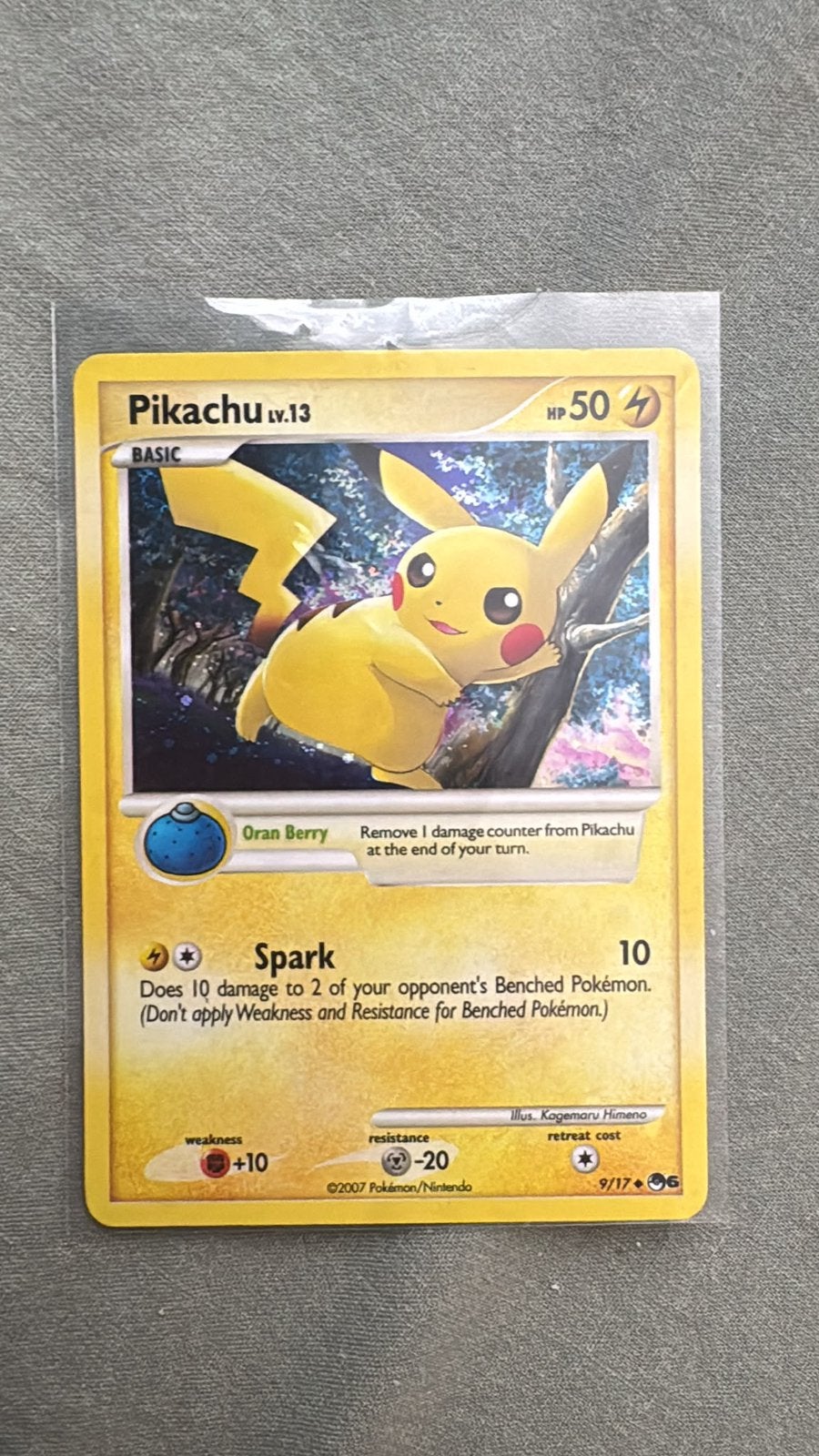 Pikachu 9/17, Ophalen of Verzenden, Zo goed als nieuw