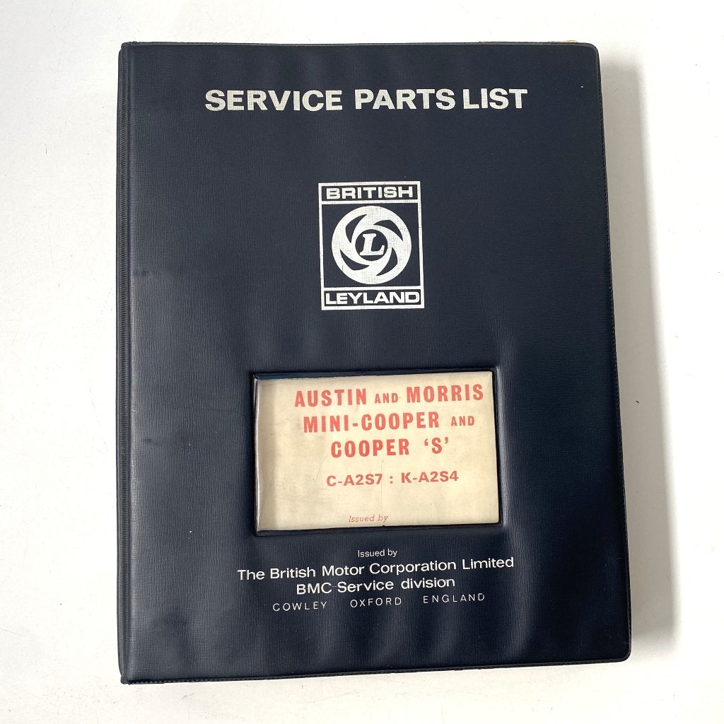 Mini  Cooper / Cooper S 1966 mechanical service parts list, Verzenden, Gelezen, Overige merken