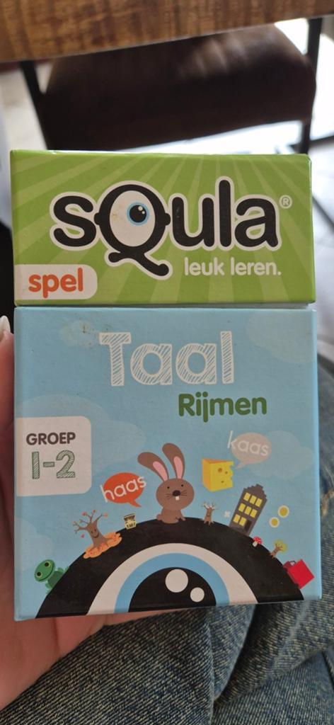 Squla Taal Rijmen Spel Groep 1-2, Ophalen of Verzenden, Gebruikt, Taal en Lezen