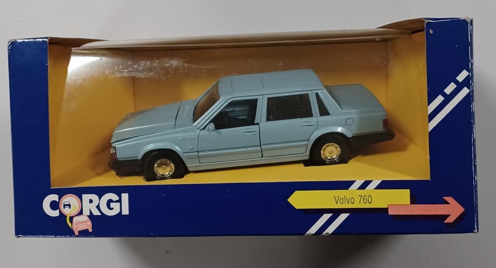 Nieuwe Volvo 760 van Corgi toys no.C435/7, zeldzaam, 1986., Hobby en Vrije tijd, Modelauto's | 1:32, Nieuw, Auto, Corgi, Ophalen of Verzenden