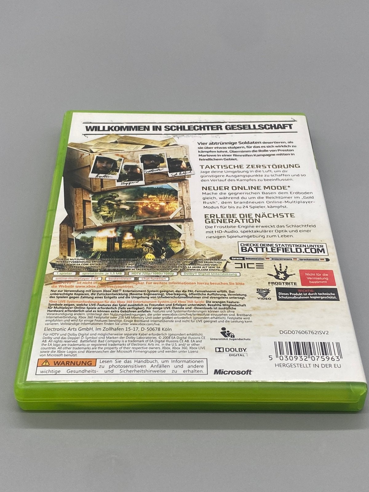 Battlefield: Bad Company – Xbox 360 Classics – Compleet, Spelcomputers en Games, Games | Xbox 360, 1 speler, Ophalen of Verzenden