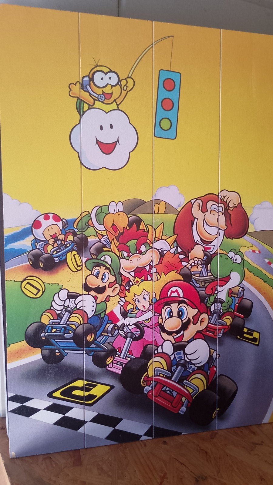 Houten wandborden met Nintendo thema (Super Mario, Zelda), Huis en Inrichting, Woonaccessoires | Wanddecoraties, Gebruikt, Hout