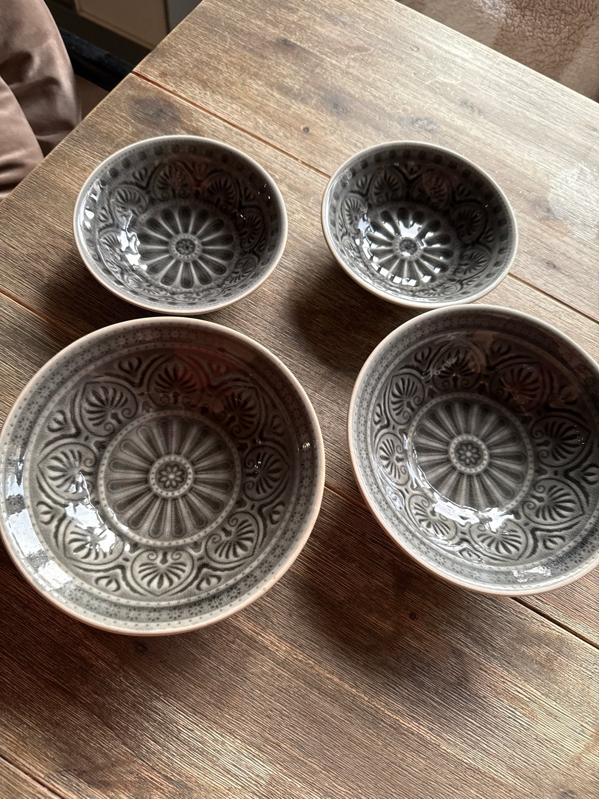 Set van 4 decoratieve schalen, Ophalen of Verzenden