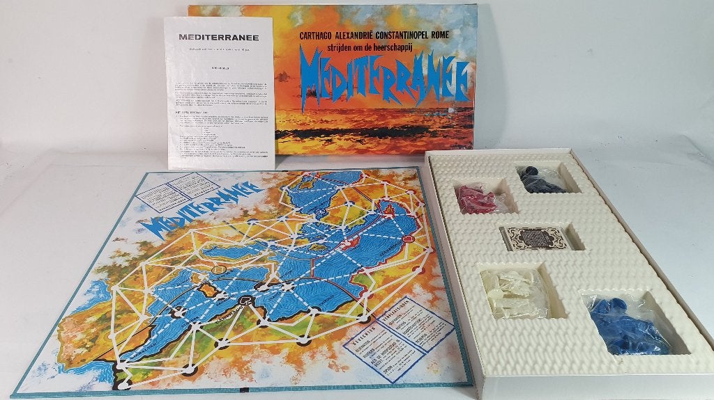 Mediterranee, vintage strategisch spel Clipper. 8C9, Tweedehands verkoop, Tweedehands verkoop, Gebruikt, Ophalen of Verzenden