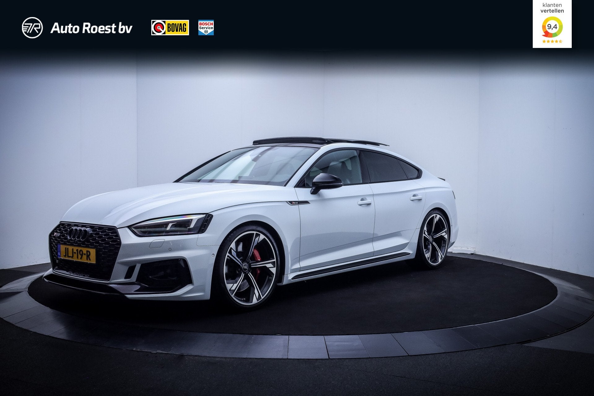 Audi RS5 Sportback 2.9TFSI RS 5 quattro competition plus FUL, Auto's, Audi, Gebruikt, 451 pk, RS5, Wit