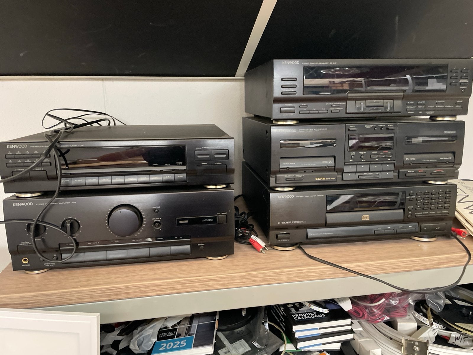 Kenwood stereo toren, Overige merken, Gebruikt, Cassettedeck, Losse componenten