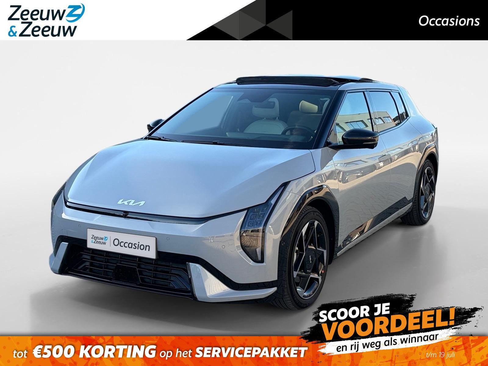 Kia EV4 GT-PlusLine 81.4 kWh | 17% bijtelling | 584 km WLTP-, Auto's, Kia, Zwart, Origineel Nederlands, 584 km, 204 pk