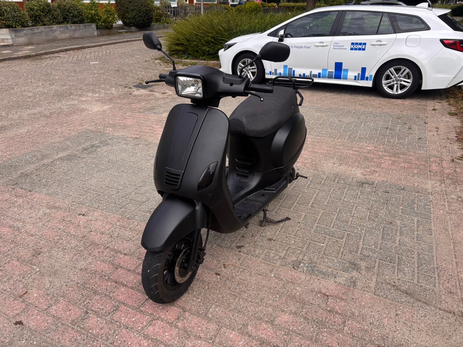 BTC Riva scooter mat zwart, Ophalen, Gebruikt, Benzine, Overige merken