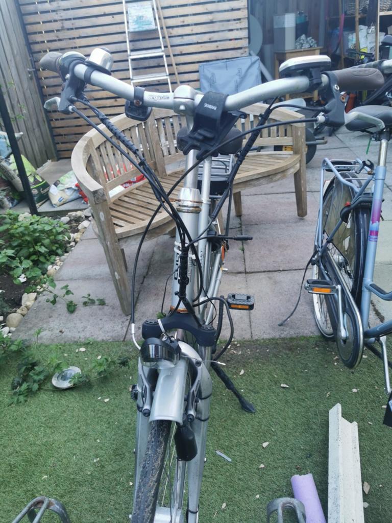 Dames elektrische fiets accu happerd merk Cult, Fietsen en Brommers, Elektrische fietsen, Ophalen, Gebruikt, Overige merken