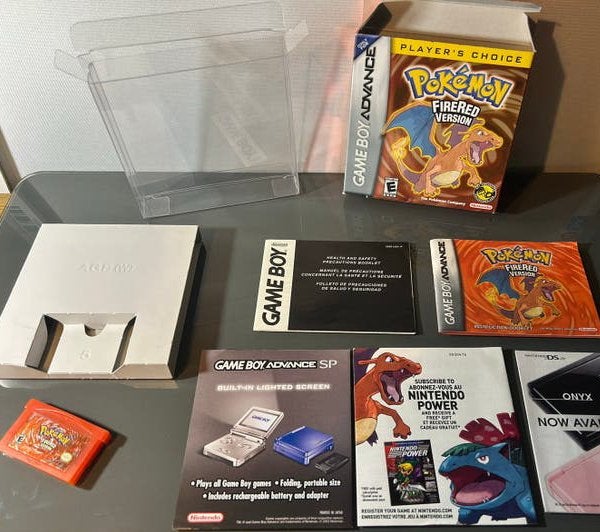 Pokémon FireRed Version (Game Boy Advance) USA!, Spelcomputers en Games, Games | Nintendo Game Boy, Ophalen, 1 speler, Zo goed als nieuw