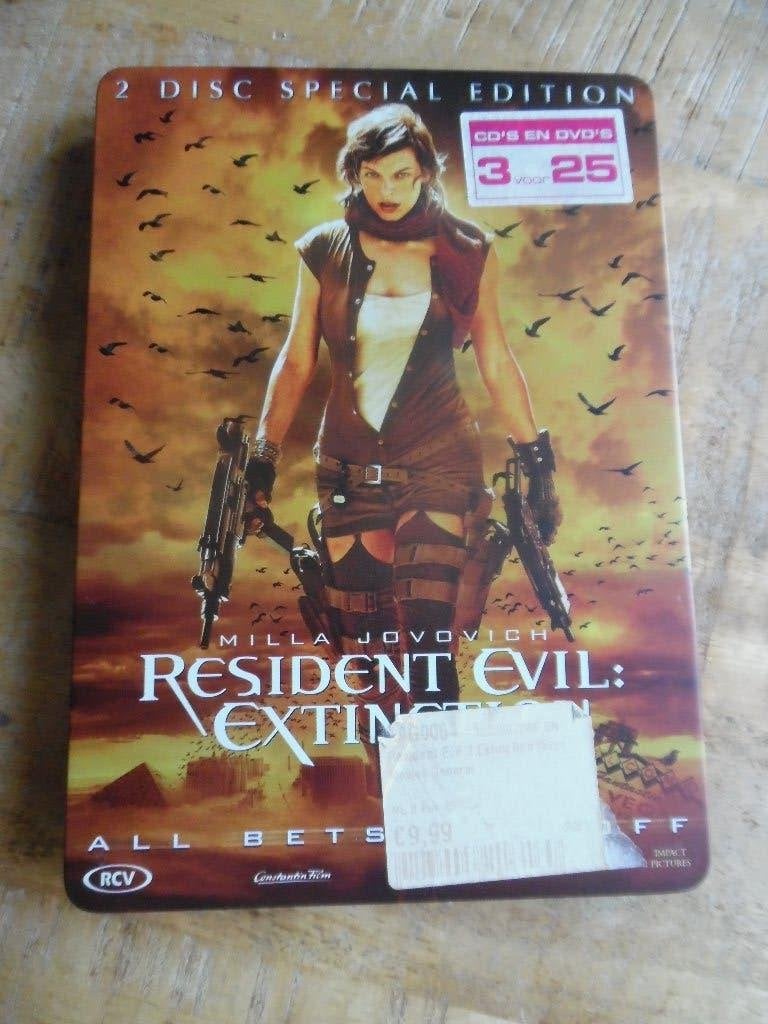 SF FANTASIE AVONTUUR - RESIDENT EVIL - EXTINCTION -STEELBOOK, Vanaf 16 jaar, Ophalen of Verzenden, Gebruikt, Overige gebieden