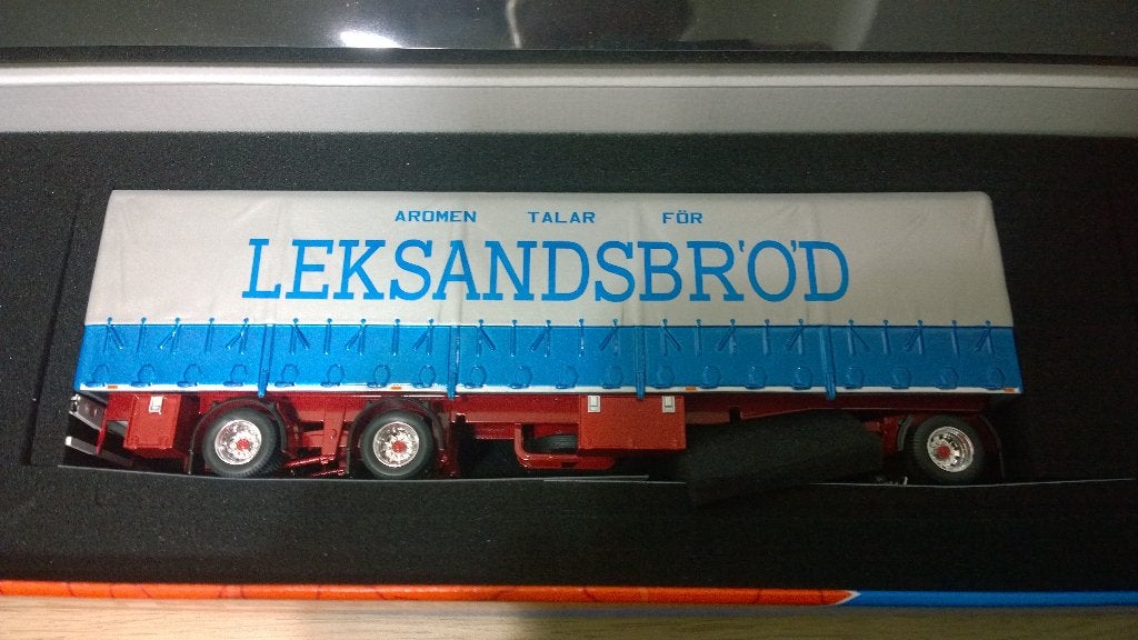 Tekno scania huifoplegger Lundgrens Äkeri/ Insjön, Ophalen, Nieuw, Bus of Vrachtwagen, Tekno
