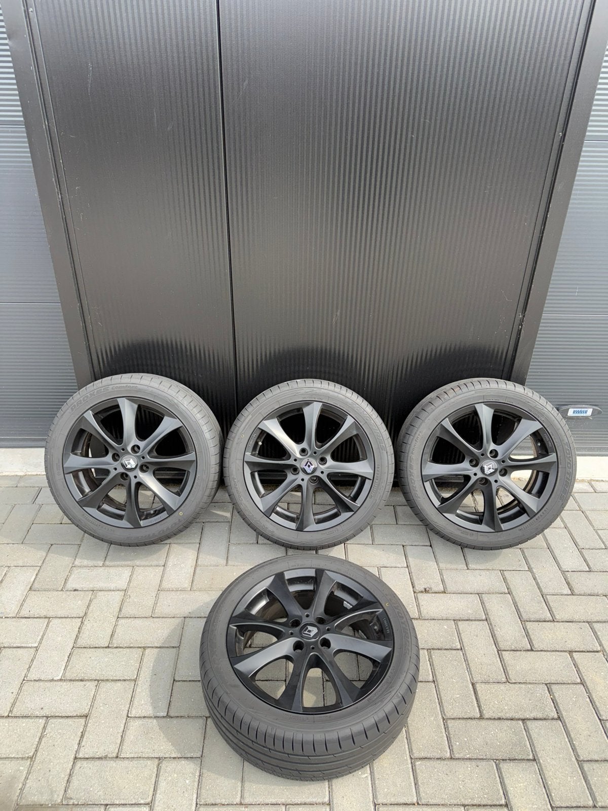 16” LM velgen 4x100 nieuwe banden, Auto-onderdelen, Ophalen, 16 inch, Nieuw, 205 mm