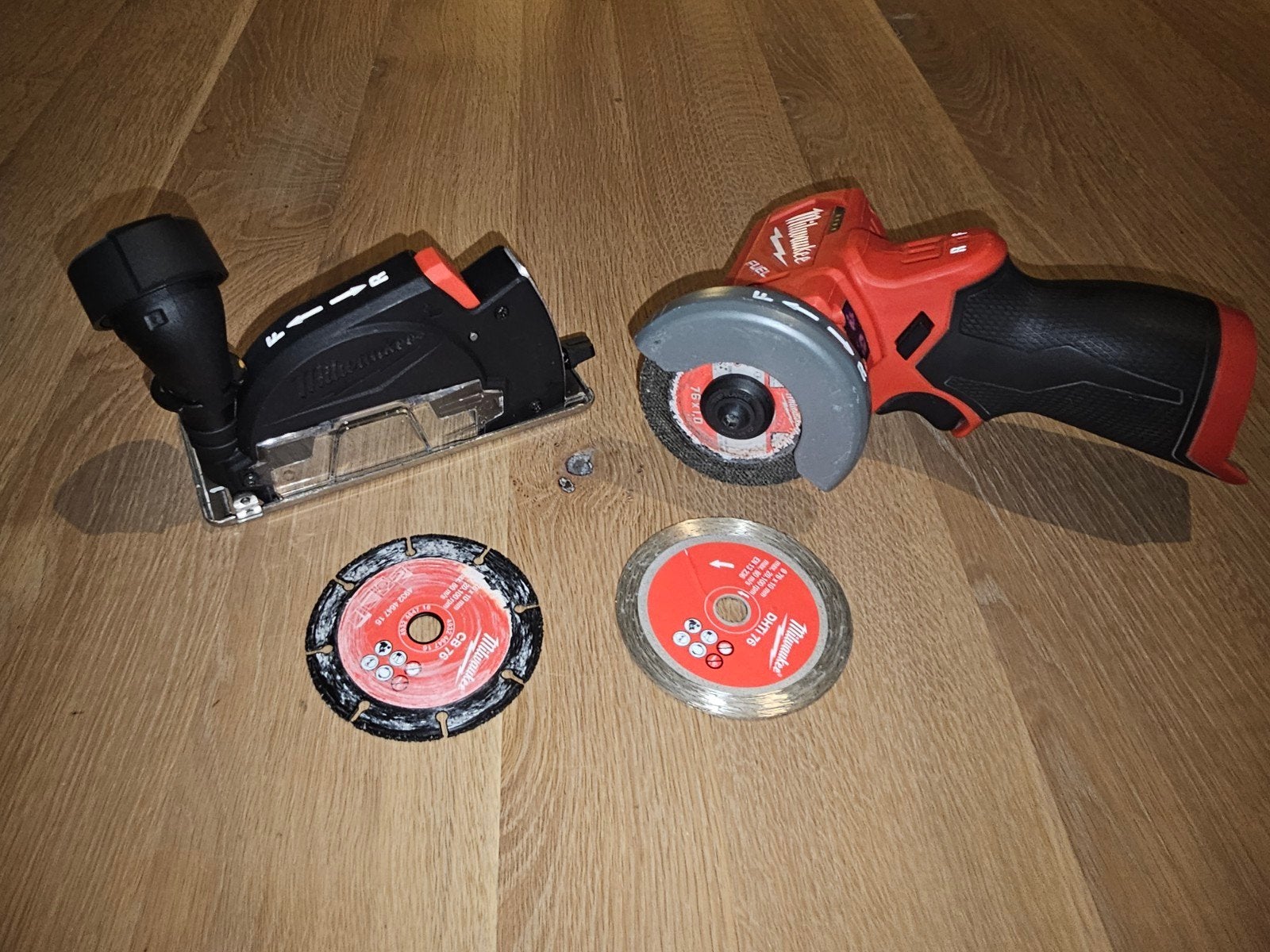 Milwaukee M12 FCOT-0 12V Accu haakse slijper (tool only!), Ophalen of Verzenden, Gebruikt