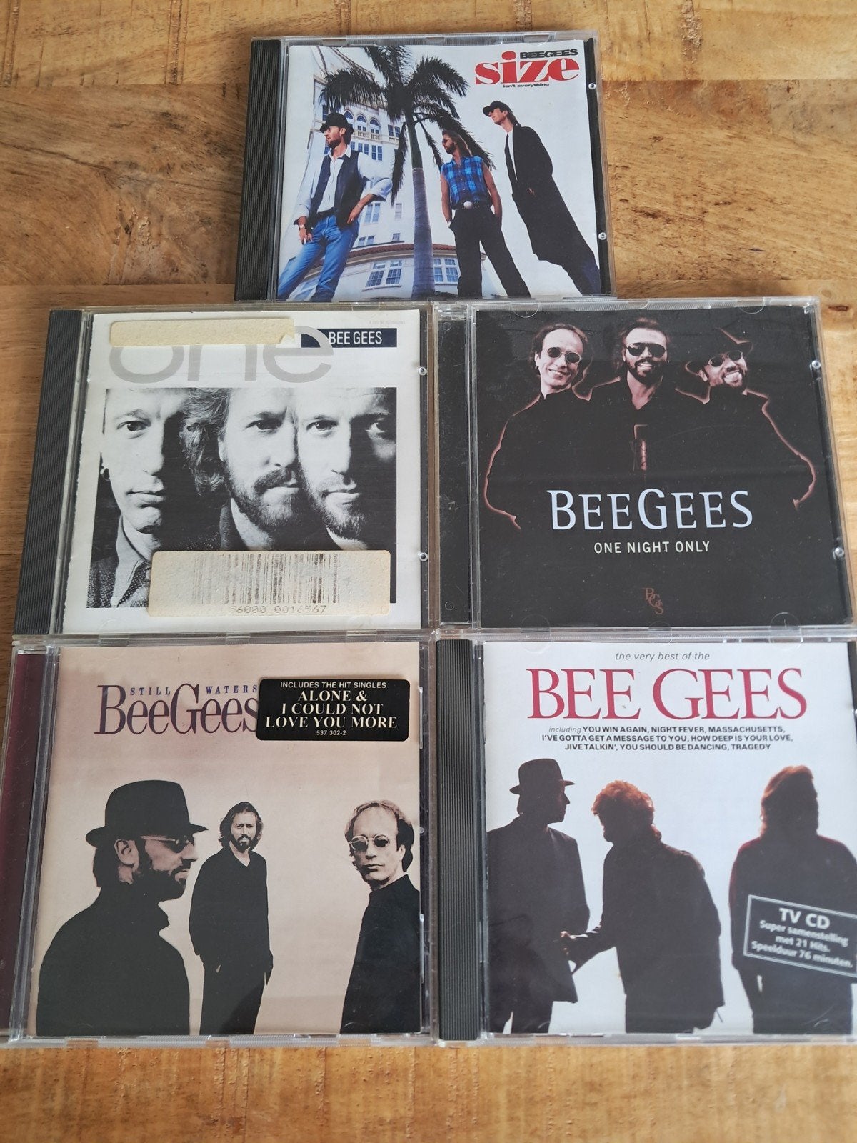 Bee Gees CD collectie - 5 albums, Ophalen, Gebruikt, Pop, Inclusief doosje