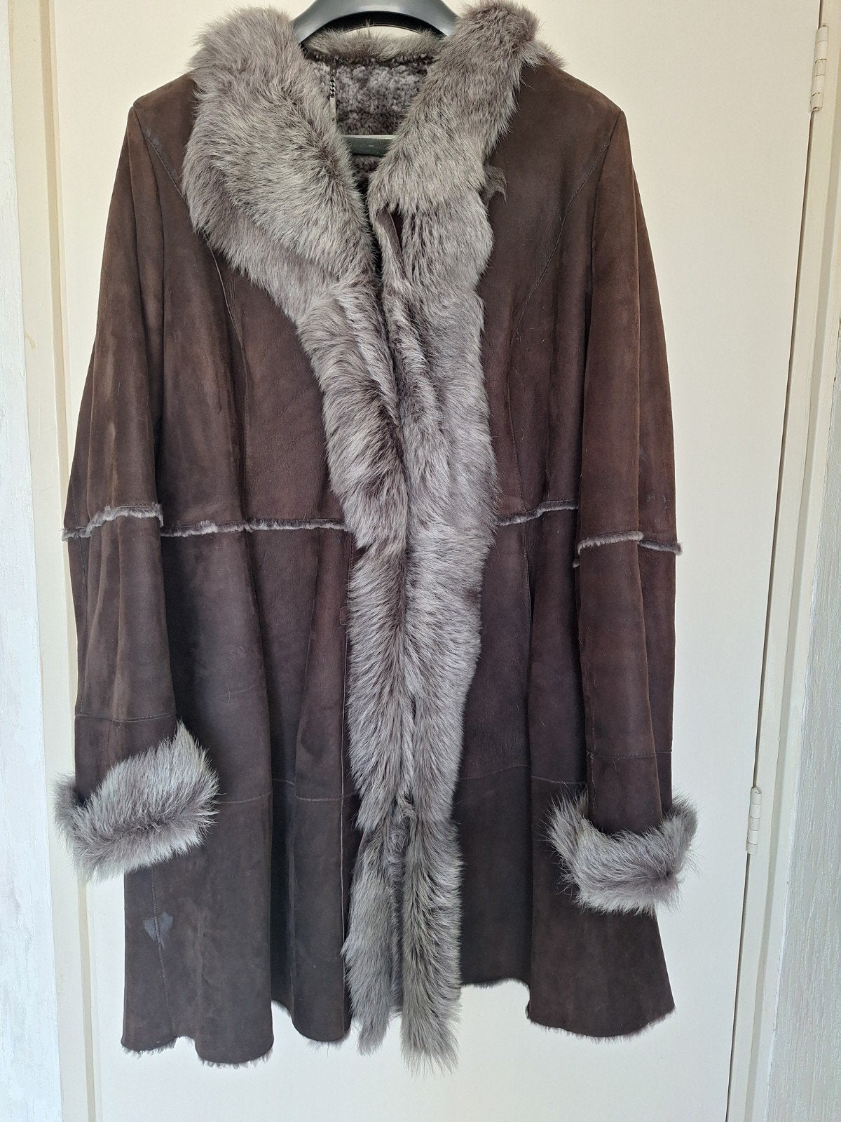 winterjas, Bruin, Maat 42/44 (L), Ophalen of Verzenden, Zo goed als nieuw