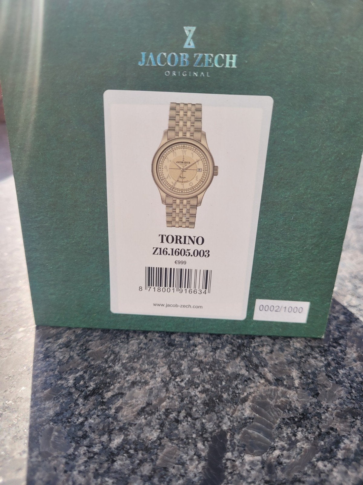Jacob Zech Torino Limited Edition Nummer 2! SEIKO Nieuw!, Geel, IOS, Nieuw, Ophalen of Verzenden