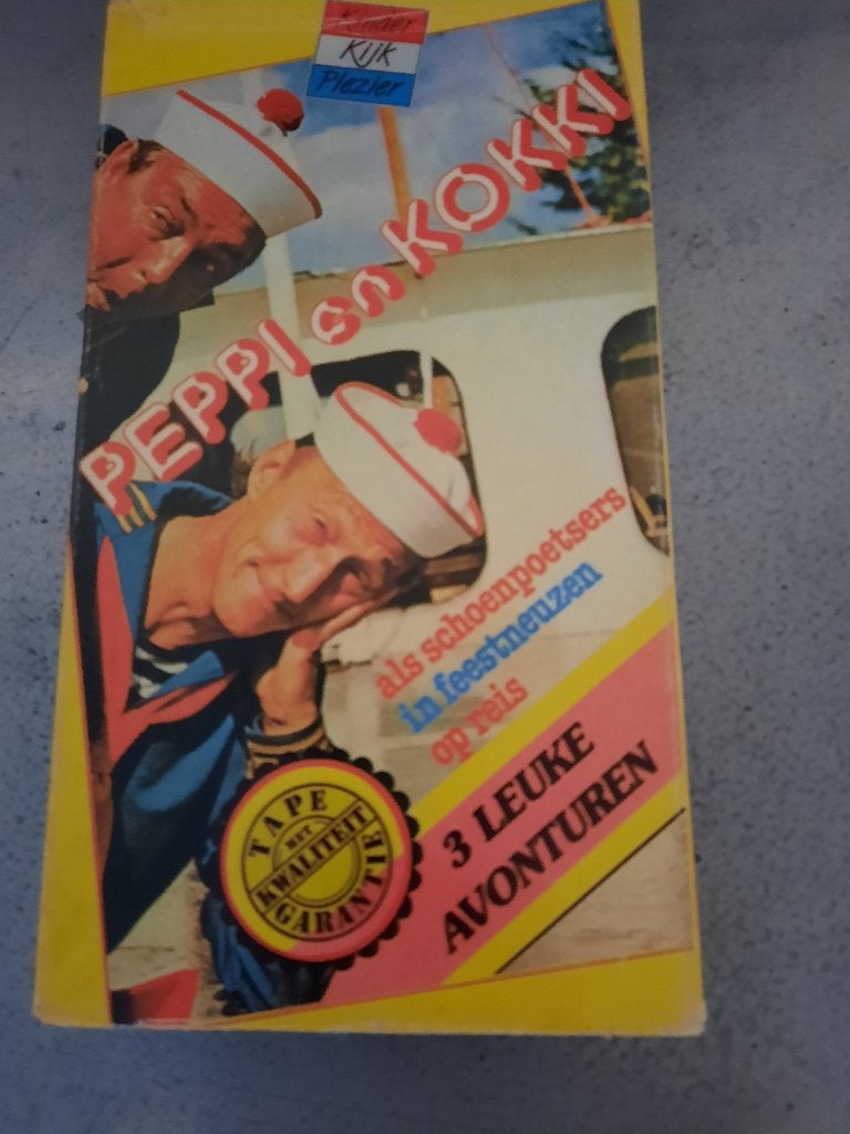 PEPPIE & KOKKIE 3 Leuke Avonturen Op VIDEO!, Gebruikt, Verzenden, Alle leeftijden, Kinderprogramma of -film