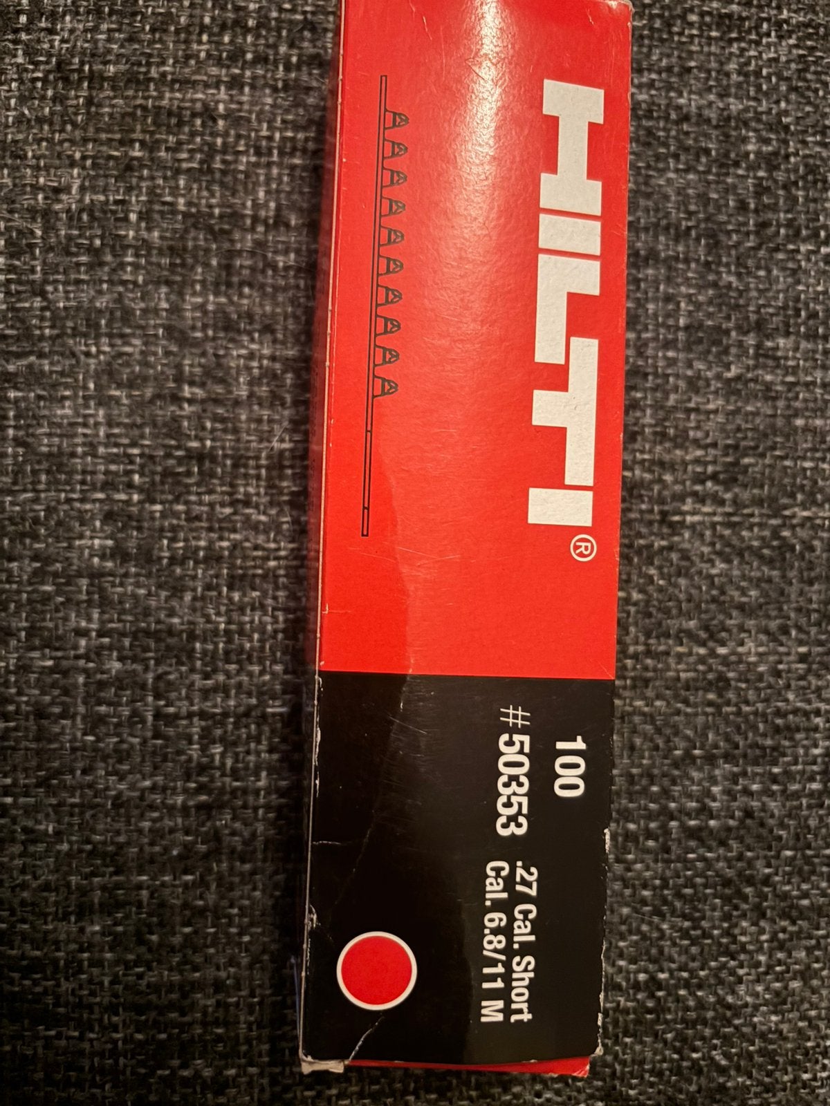 Hilti 6.8/11 M rode kruitpatronen – 120 stuks – DX A40 Nieuw, Ophalen of Verzenden, Nieuw