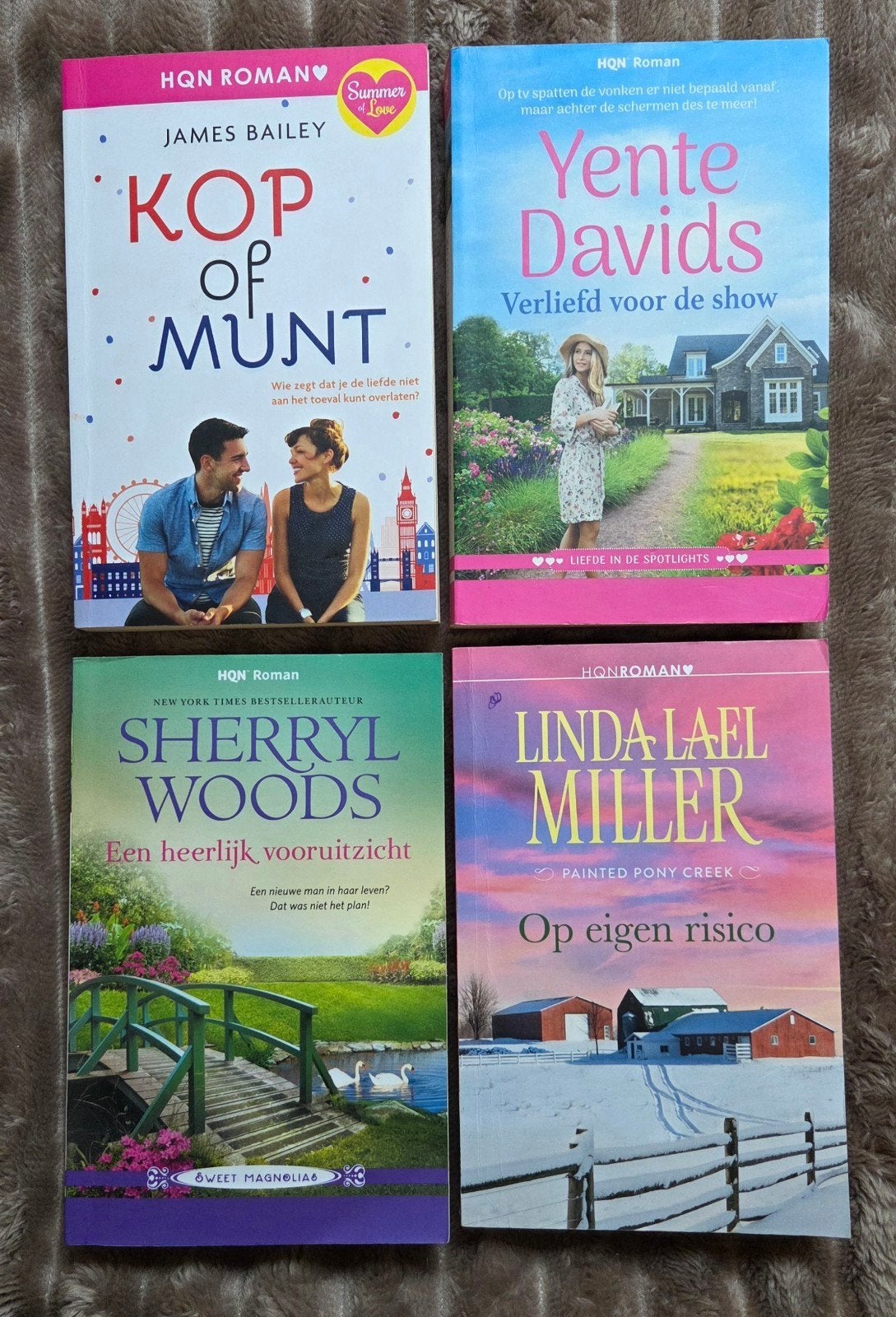 Bundel van 4 HQN pockets romans - koopje!, Ophalen of Verzenden, Gelezen, Diverse auteurs
