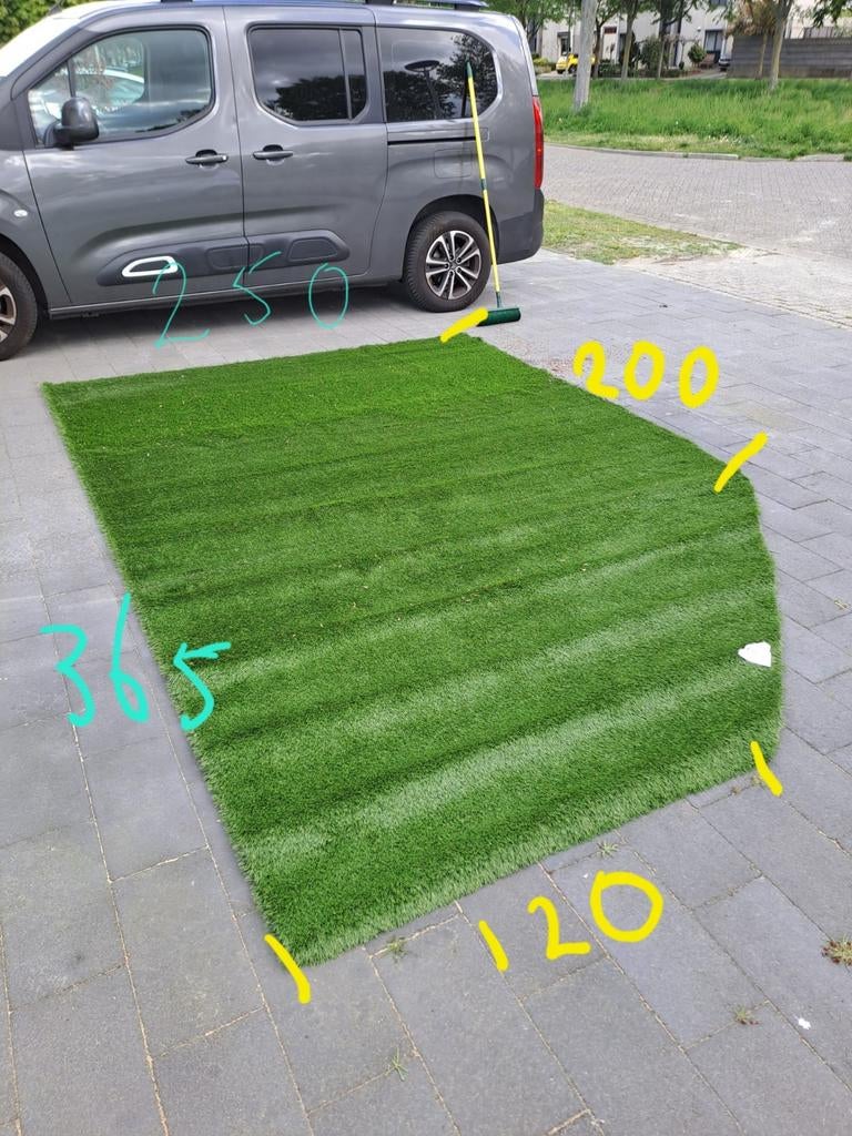 Restant nieuw kunstgras, Tuin en Terras, Gras en Kunstgras, Ophalen, Nieuw, Minder dan 10 m²
