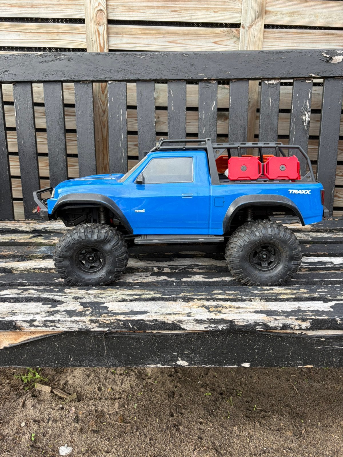 Traxxas TRX-4 Sport High Trail Edition - Blauw, Hobby en Vrije tijd, Overige merken, Auto, 1:32 tot 1:50, Ophalen of Verzenden