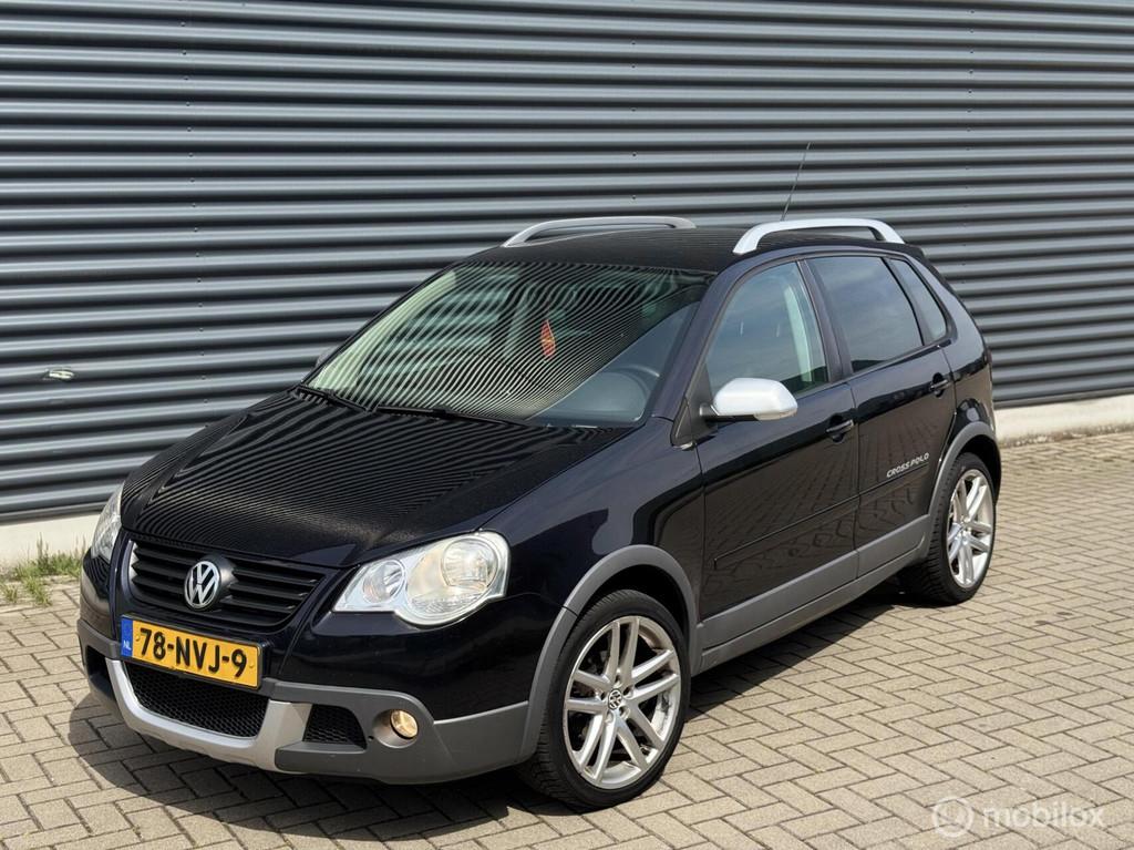 Unieke Volkswagen Polo 1.6 Sport Cross / hoge instap, Auto's, Voorwielaandrijving, Gebruikt, 1064 kg, Zwart