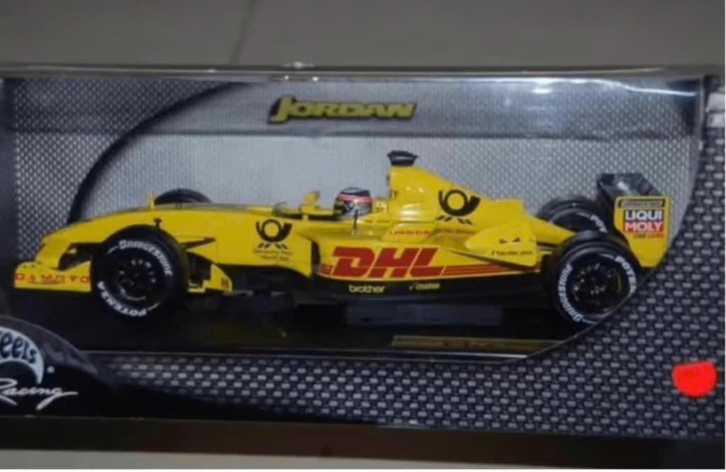 1:18 JORDAN F1 EJ12 SATO DHL Hotwheels NIEUW! in box WRH, Verzenden, Zo goed als nieuw, Auto, Hot Wheels