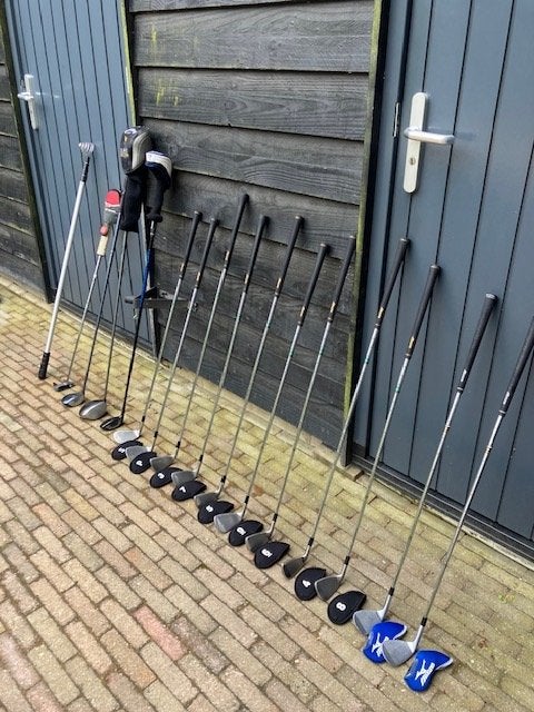 Complete golfset heren Mizuno Zoid Comp CT en Callaway ERC, Ophalen of Verzenden, Gebruikt, Set, Mizuno