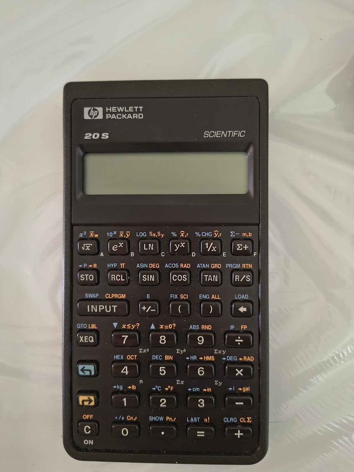 Vintage HP-20S Wetenschappelijke Rekenmachine, Ophalen, Grafische rekenmachine, Zo goed als nieuw