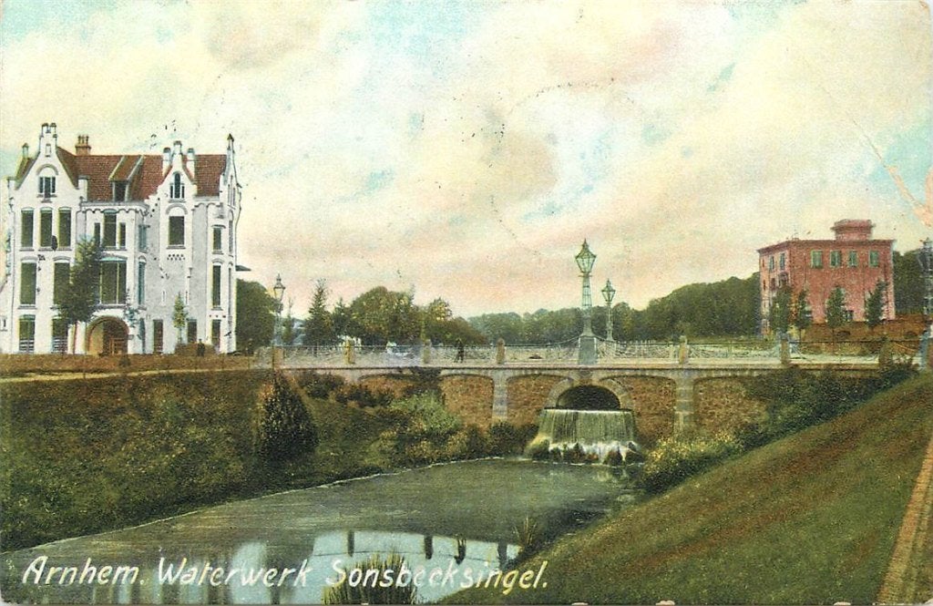 379-194-035 Arnhem Waterwerk Sonsbeeksingel, Verzenden, Voor 1920, Gelderland
