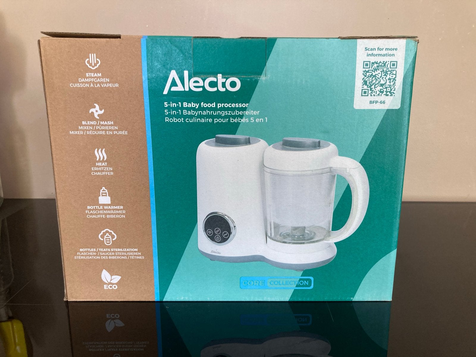 Alecto 5-in-1 Babyfoodprocessor - Nieuw in doos, Ophalen of Verzenden, Nieuw, Overige typen