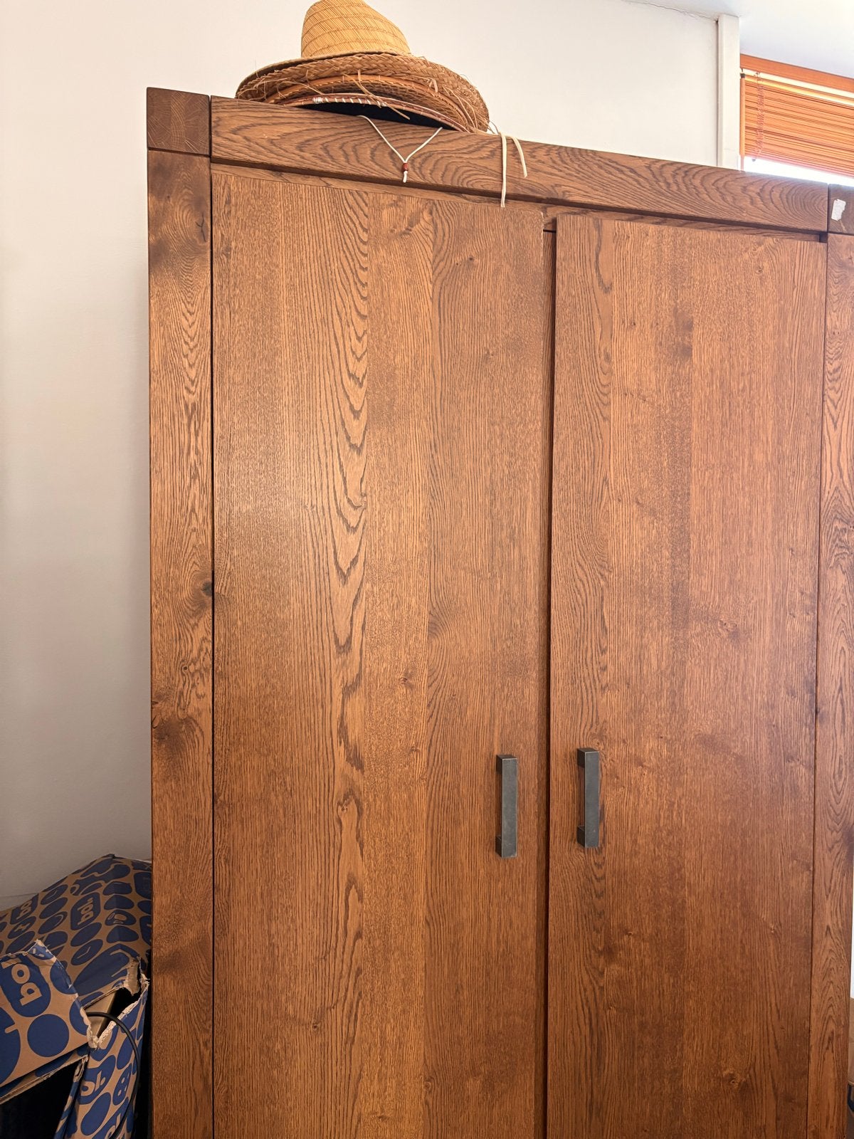 Houten kast - 205x120x60 cm - Zeer goede staat, Ophalen, 100 tot 150 cm, 200 cm of meer, Zo goed als nieuw