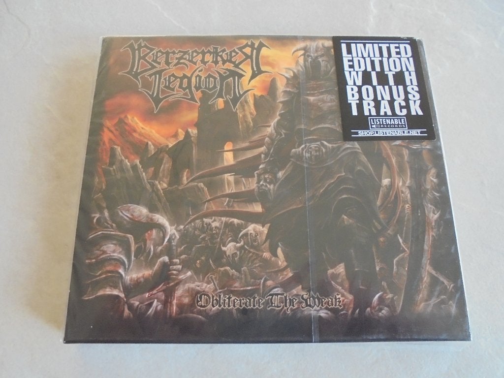 BERZERKER LEGION - obliterate the weak CD, Ophalen of Verzenden, Nieuw in verpakking