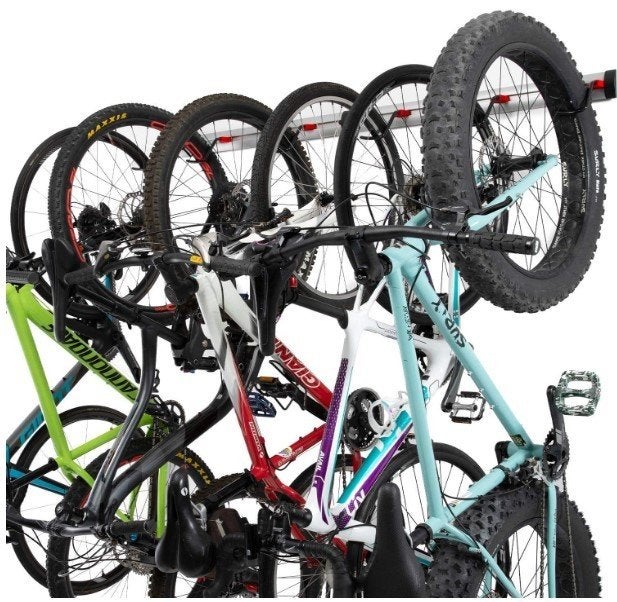 Fietswandhouder voor maximaal 6 fietsen (PRO BIKE TOOL), Ophalen