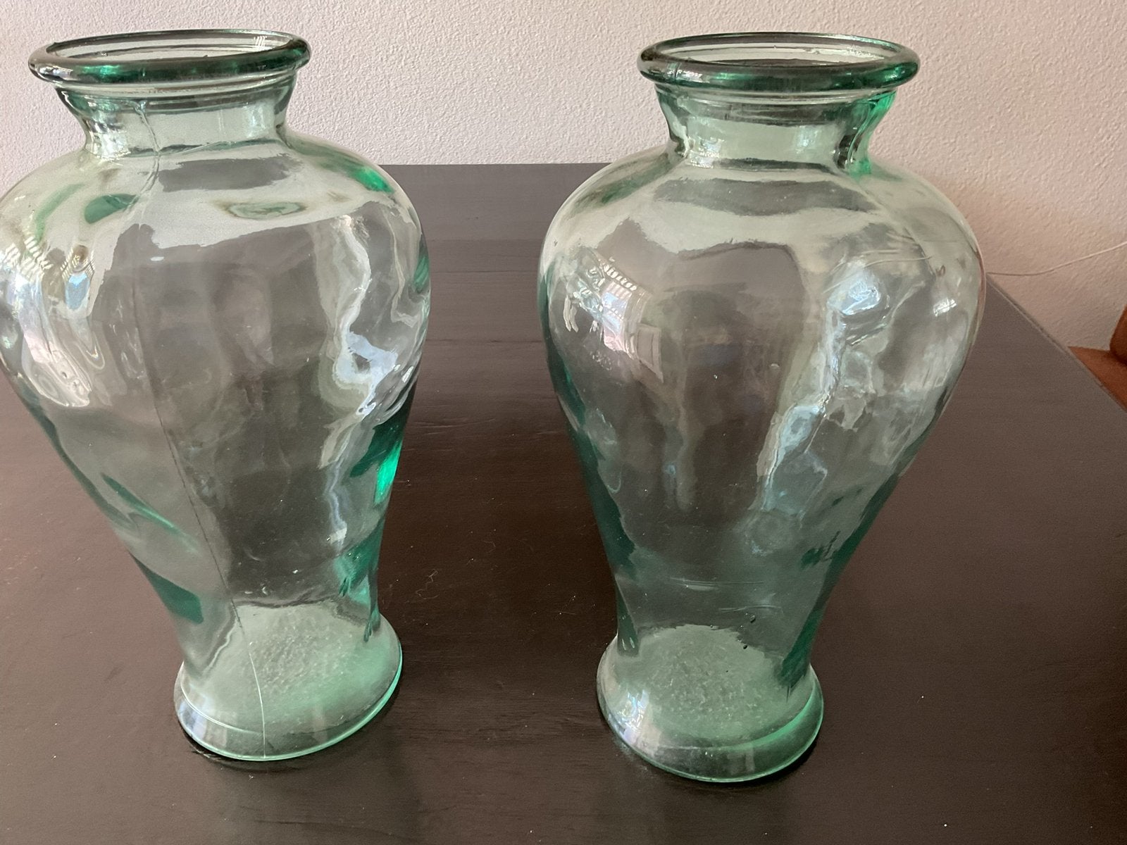 Twee grote vazen, Ophalen, Glas