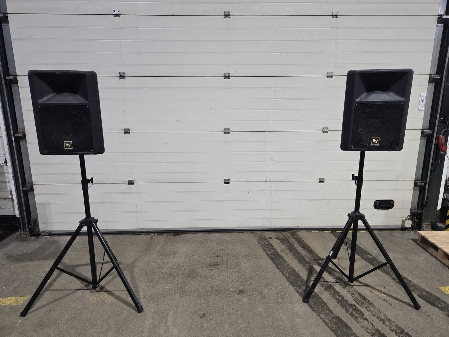 EV SX200 speakerset in gebruikte staat met versterker, Audio, Tv en Foto, Gebruikt, Speakerset, Ophalen of Verzenden, 150 watt of meer