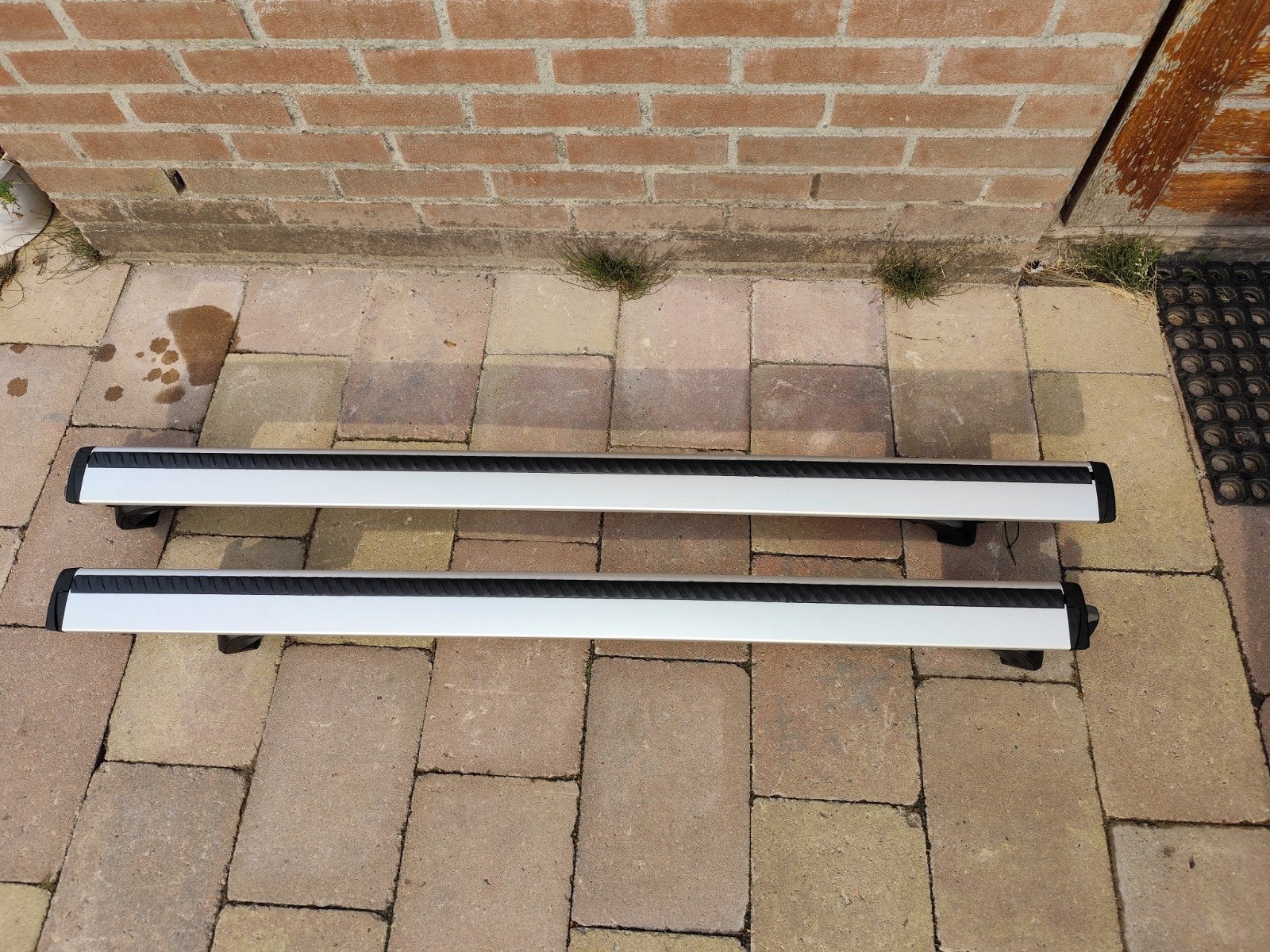 Thule Wingbar dakdragers - Aluminium, Auto diversen, Dakdragers, Ophalen, Gebruikt