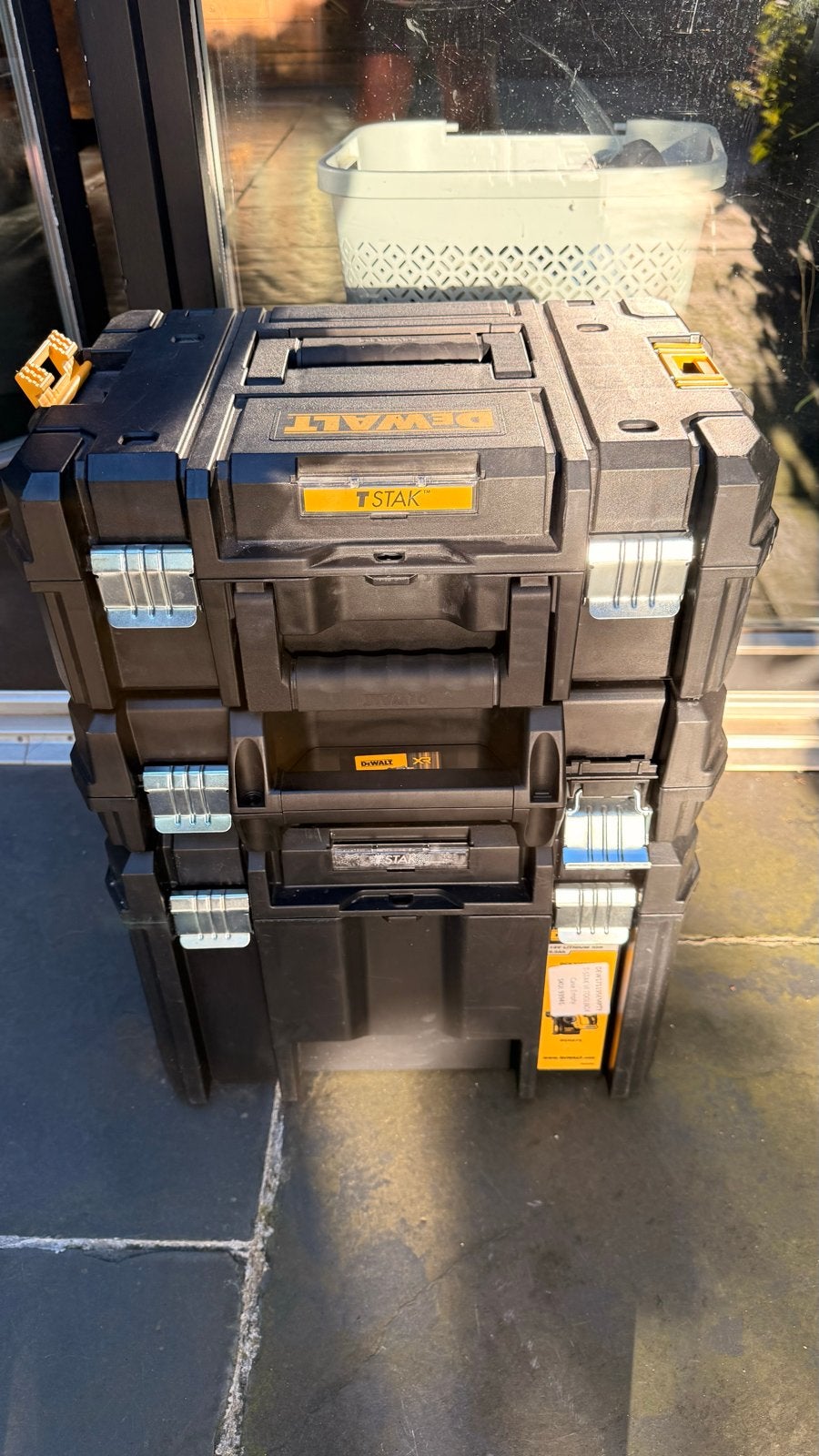 Dewalt TSTAK Gereedschapskoffer (bovenste deel)