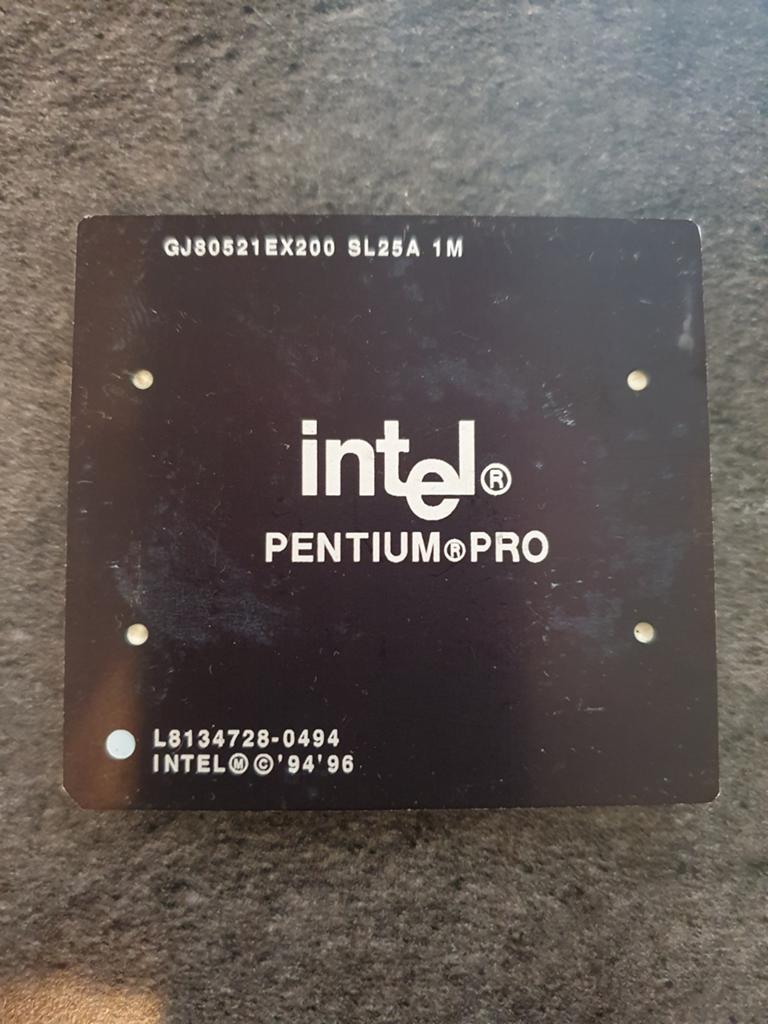 Intel Pentium Pro Processor GJ80521EX200 SL25A 1M, Intel Pentium Pro, Gebruikt, Minder dan 2 Ghz, Ophalen of Verzenden