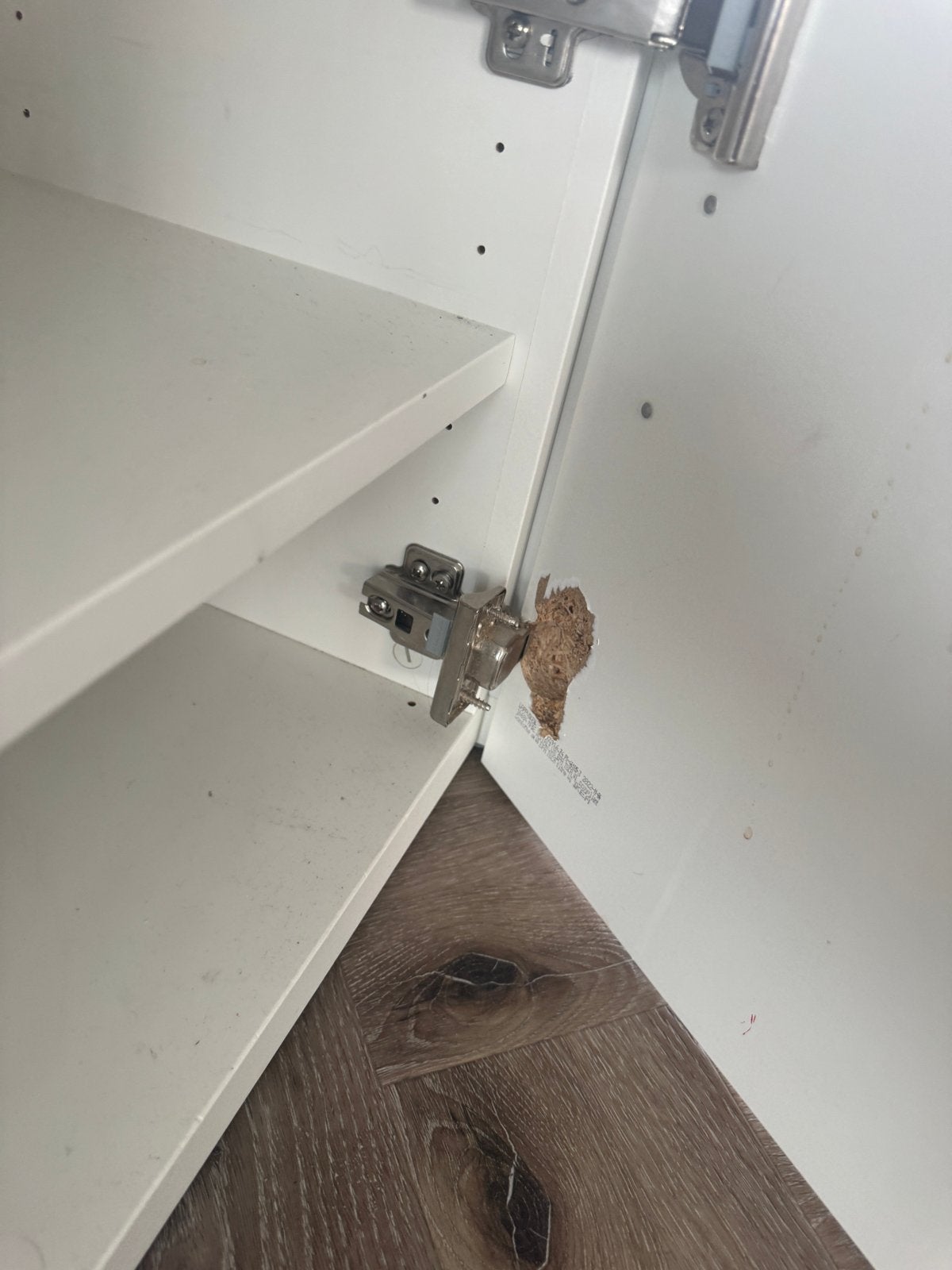 Witte TV-meubel / Ikea Besta, Gebruikt, 150 tot 200 cm, Ophalen of Verzenden, Minder dan 100 cm