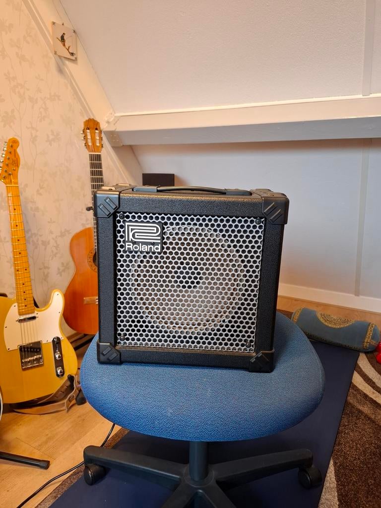Roland Cube-15 Gitaarversterker - Klein met groot geluid., Ophalen, Gebruikt, Gitaar, Minder dan 50 watt