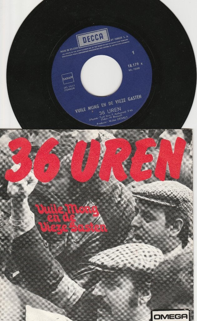 Vuile Mong En De Vieze Gasten - 36 Uren (Zeldzaam)Nederlands, Cd's en Dvd's, Ophalen, Gebruikt, Wereldmuziek