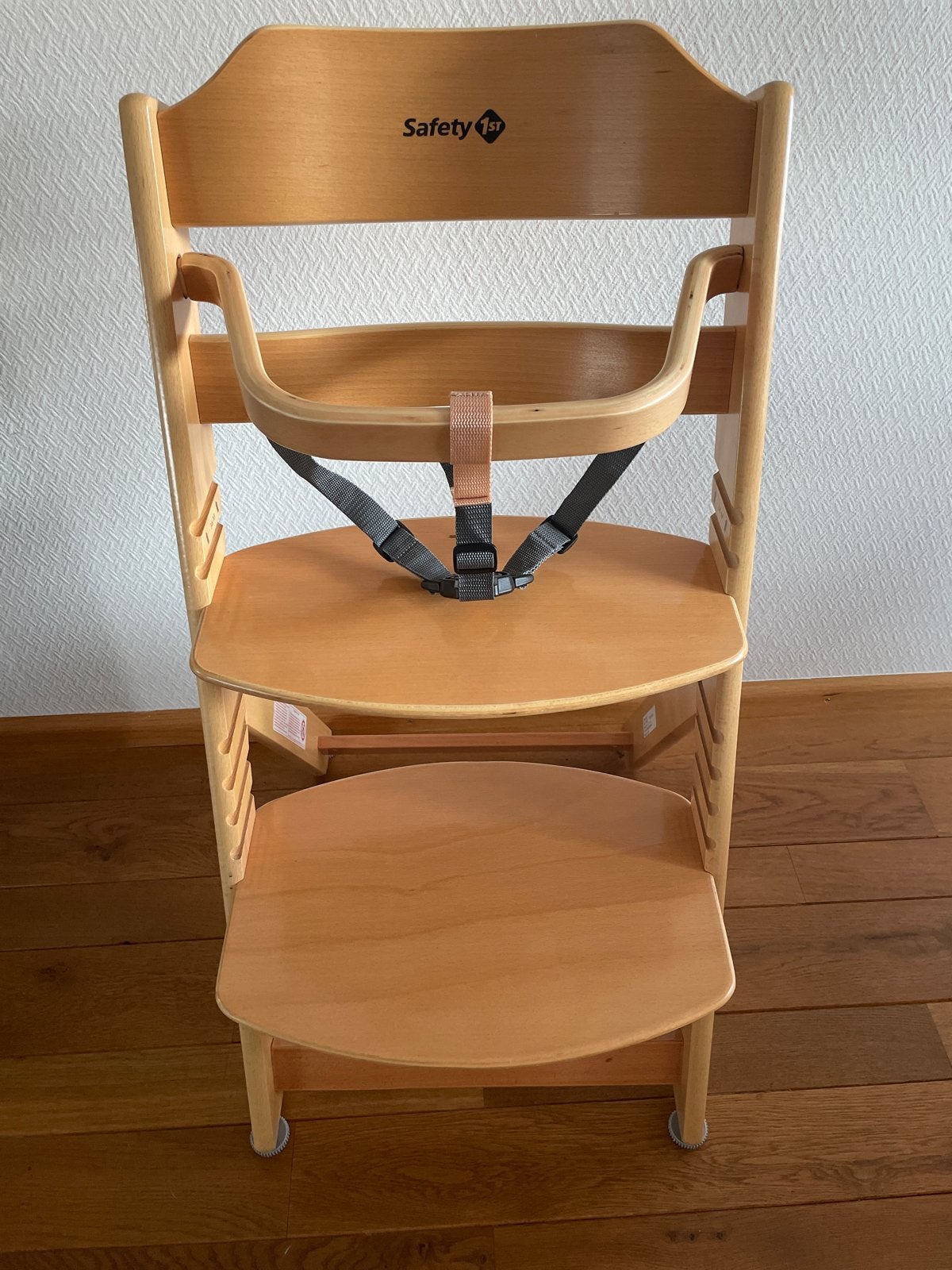 Safety 1st Timba Meegroeistoel - Houten kinderstoel, Ophalen of Verzenden, Gebruikt, Meegroeistoel, Afneembaar eetblad